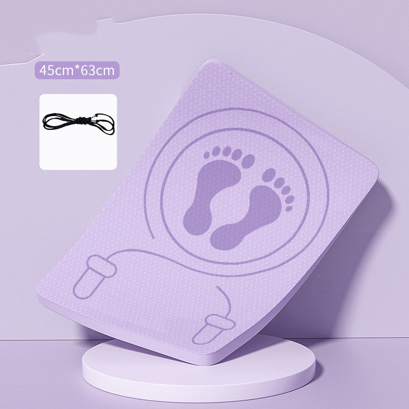 Square Rope Skipping Mat for Shock Absorption and Sound Insulation