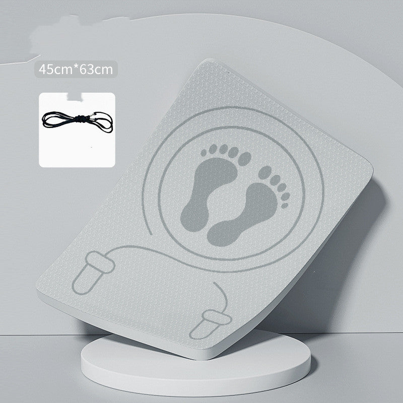 Square Rope Skipping Mat for Shock Absorption and Sound Insulation