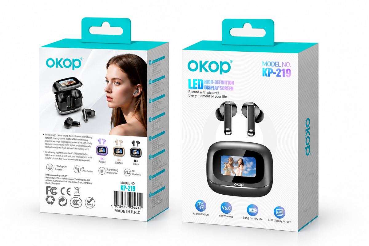 AI Translation over 40 languages & Noise-Cancelling Wireless Earbuds