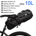 Bike Saddle Bag Waterproof MTB Road Bicycle 10L 13L Large Capacity Cycling Bag Foldabe Tail Rear Bag Trunk Accessories