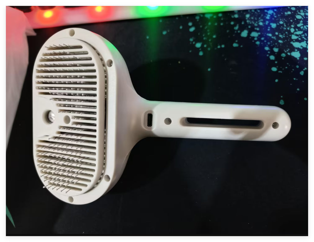 Pet Comb Self Cleaning Pets Hair Remover Brush for Dogs Grooming Tools Dematting Comb Built-In Mist Humidifier Pet Products