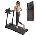 2-in-1 Folding Electric Treadmill for Home and Office, 120kg Capacity, 1-12 km/h Speed, APP Connectivity, Remote Control
