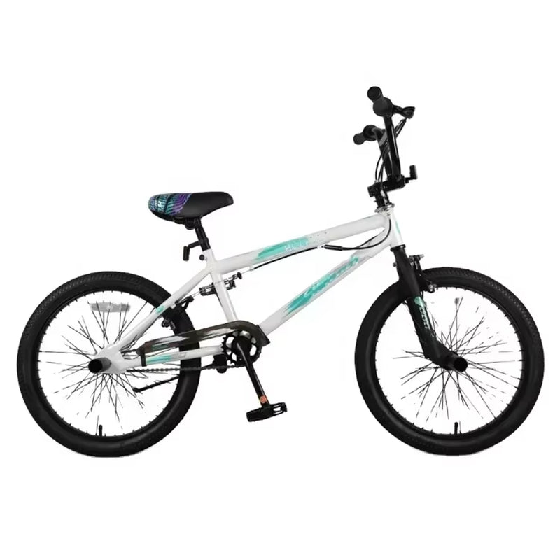 Mini BMX Bike Freestyle 16" 20" Bicycle 20*2.4" Air Tires Double V Brake Single Speed Freestyle Bikes Children Street Bicycle