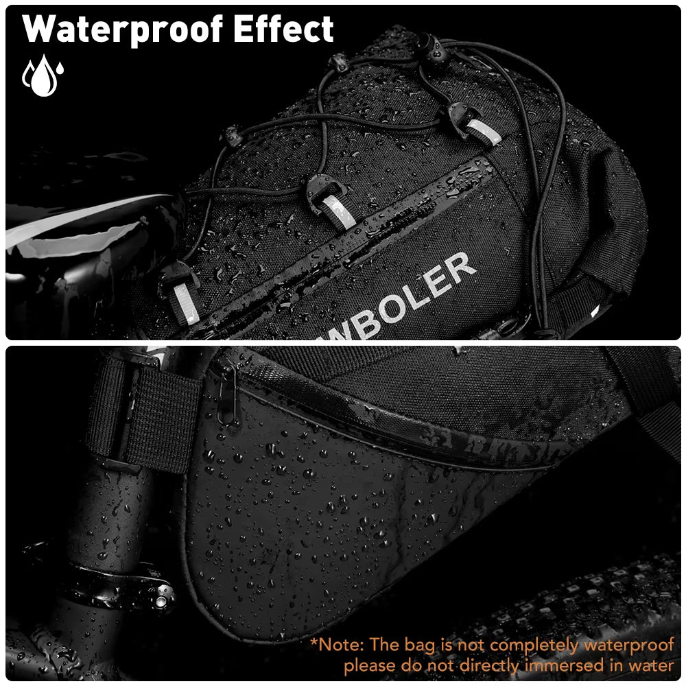 Bike Saddle Bag Waterproof MTB Road Bicycle 10L 13L Large Capacity Cycling Bag Foldabe Tail Rear Bag Trunk Accessories