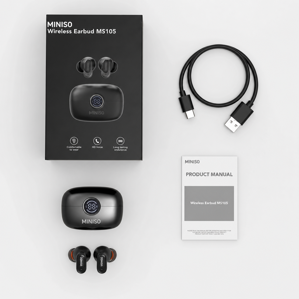 AI Translation & Noise-Cancelling Wireless Earbuds